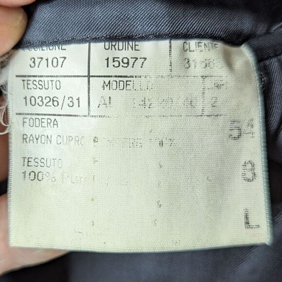 Canali Boyds Size 42R ? Black Italian Designer Blazer Sport Coat Normcore FLAWS - Picture 11 of 14